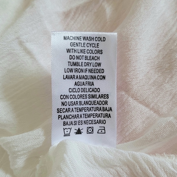 Indigo Poppy Flutter🦋 Sleeve Peasant Blouse - Picture 12 of 14